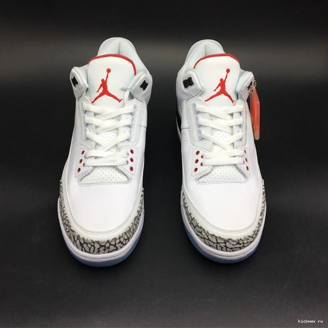 Rep White Tailored Jordan3 3851 923096- Throw Cement Line Free 1026
